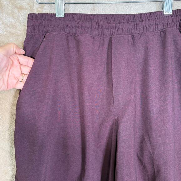 Lululemon Men’s Shorts Wine Color Recycled Polyester Medium Athletic Running M - Picture 5 of 7